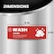 Fuel Stickers Wash Rinse Sanitize Sink Label, Enhanced, 3 Compartment Sink, for Food Service, 6''x2'', PR Z-WRS-1PR - alternate 5